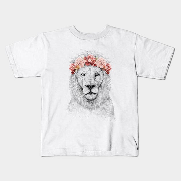 Festival lion Kids T-Shirt by soltib